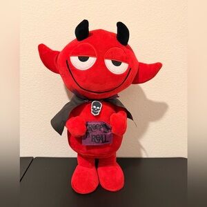 Gemmy HALLOWEEN 18” Standing Baby Devil Plush Porch Greeter "Creepin' It Real"